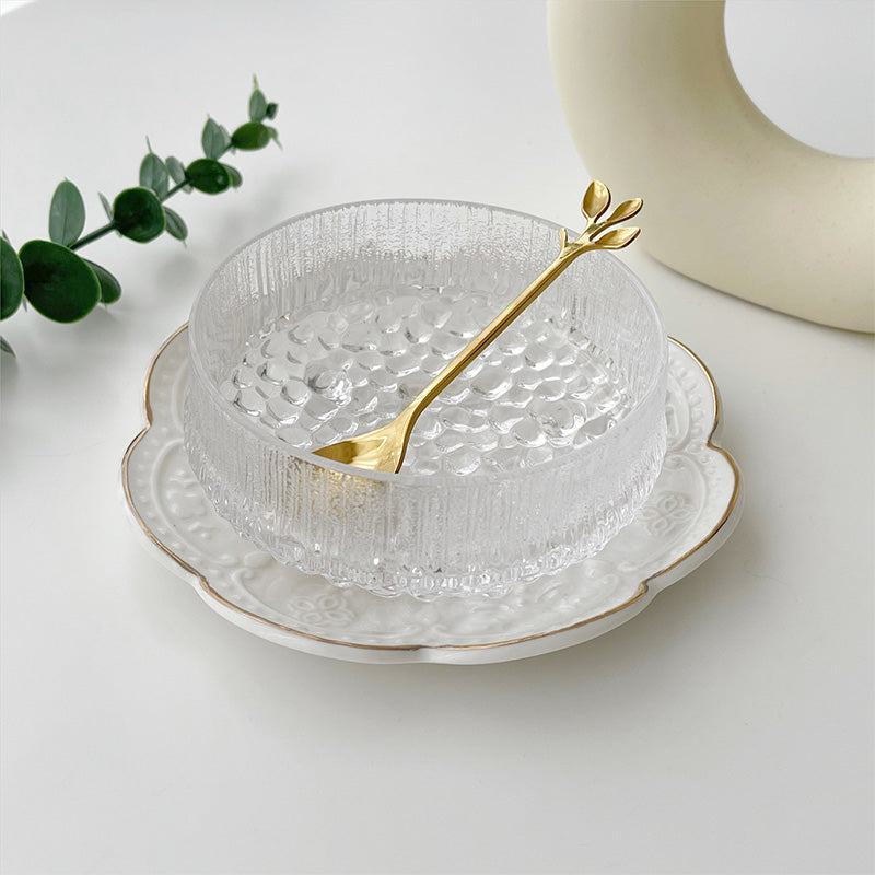 Exquisite Small Fruit Bowl Crystal Glass Sugar Water Bowl