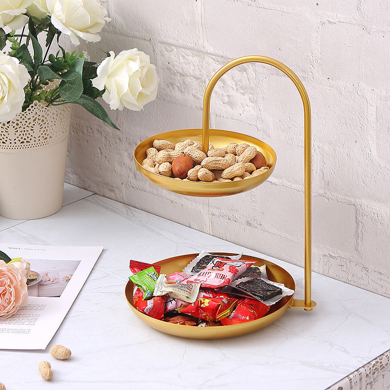 Nordic Creative Fashion Modern Wrought Iron Melon Seed Peanut Plate