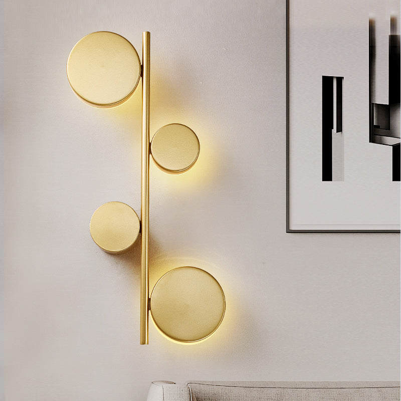 Nordic Modern Long Wall Lamp Creative Personality Art Light Luxury