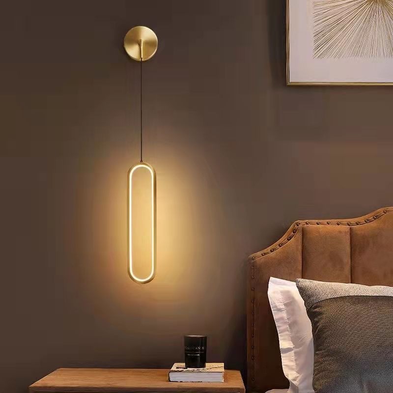 Modern Minimalist Bedside Wall Lamp Living Room Wall Light Bulb Nordic Internet Celebrity Minimalist