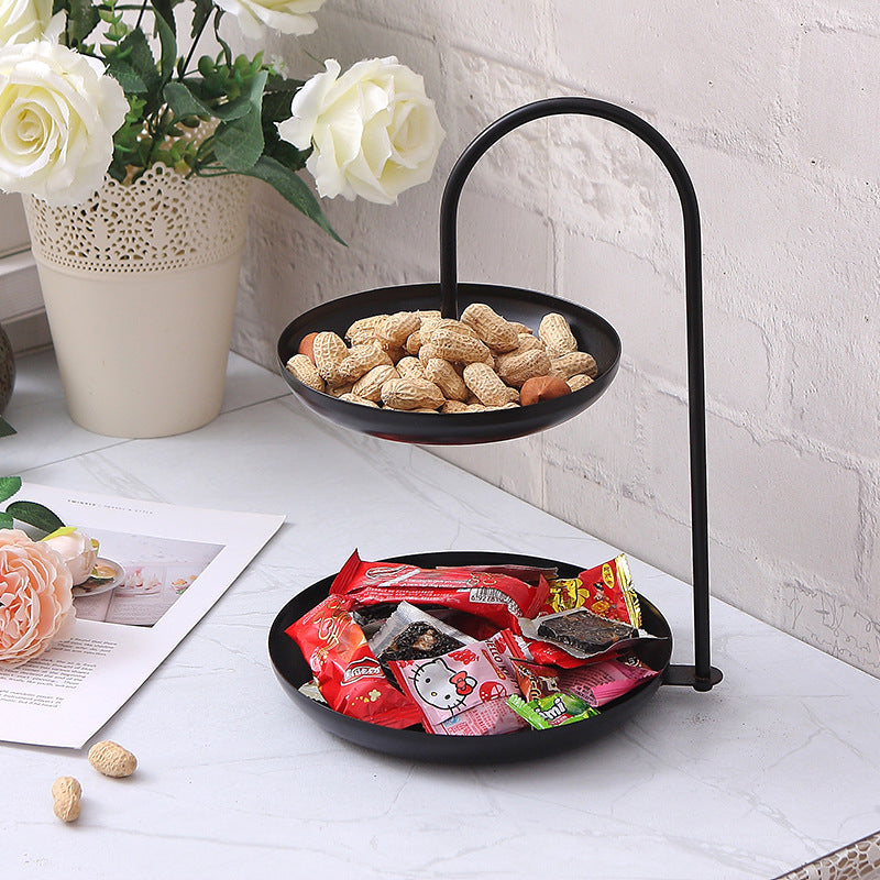 Nordic Creative Fashion Modern Wrought Iron Melon Seed Peanut Plate