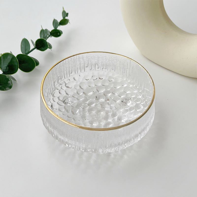 Exquisite Small Fruit Bowl Crystal Glass Sugar Water Bowl