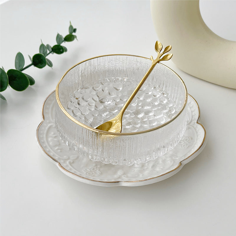 Exquisite Small Fruit Bowl Crystal Glass Sugar Water Bowl