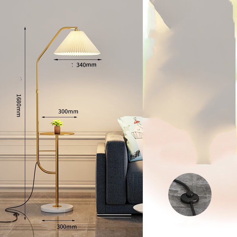 Nordic Floor Ins USB Wireless Charging Light Luxury Desk Lamp